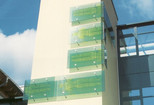 Kunst-am-Bau Volkshochschule Koblenz (Musikschule) 2000, Kunstwerk CROVER